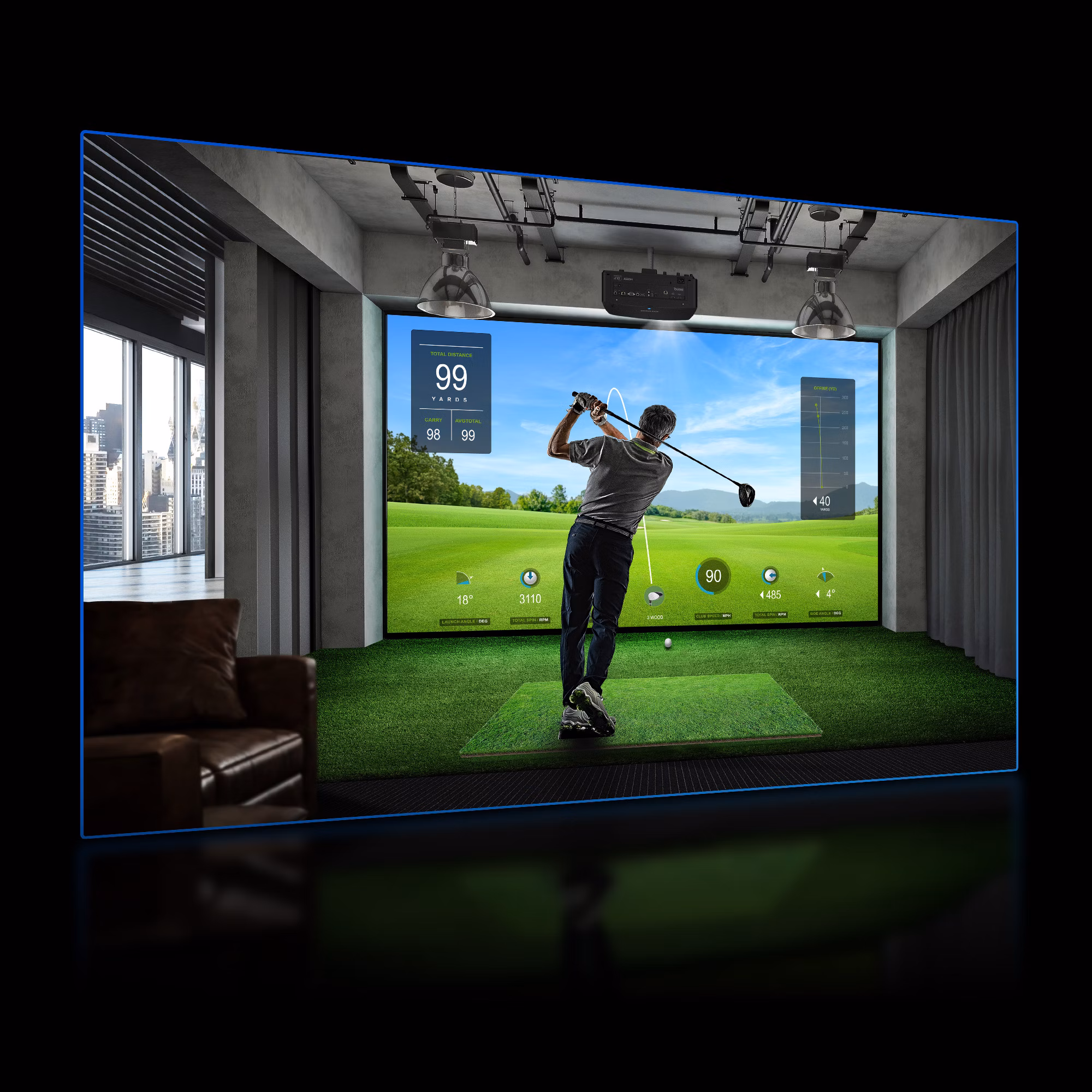 Latihan Golf di Rumah dengan Alat Simulasi